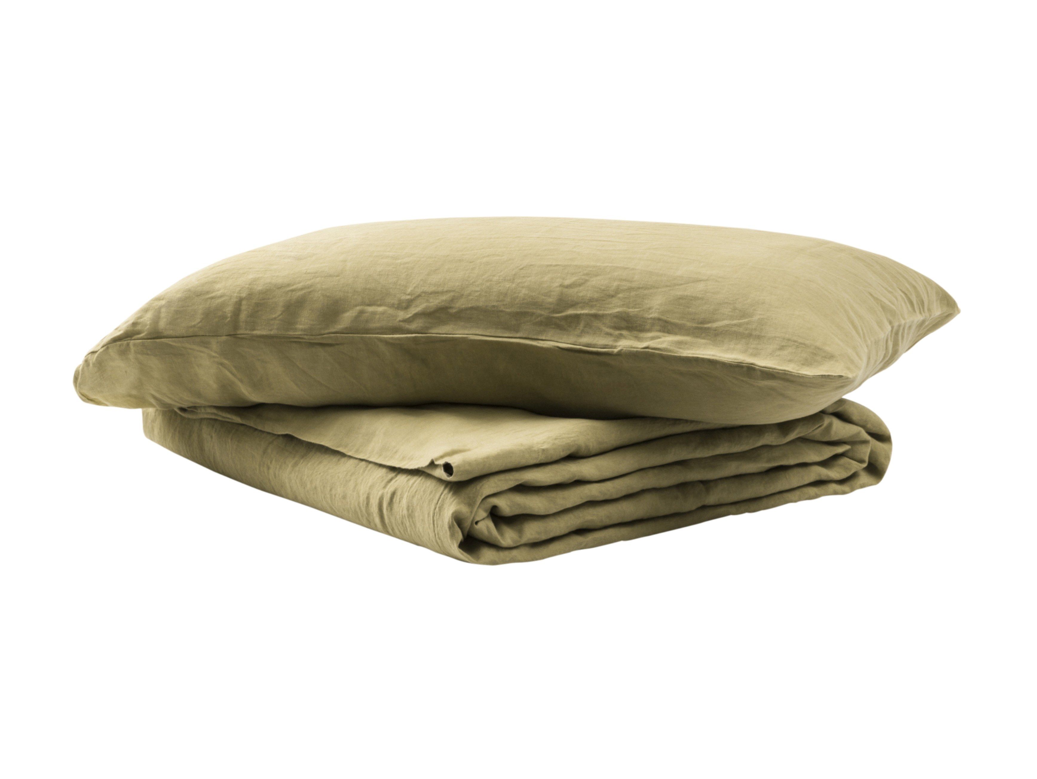 Комбинированная однотонная кровать из льна Lanerossi LIPARI ARCH-00036447 - Вид №5