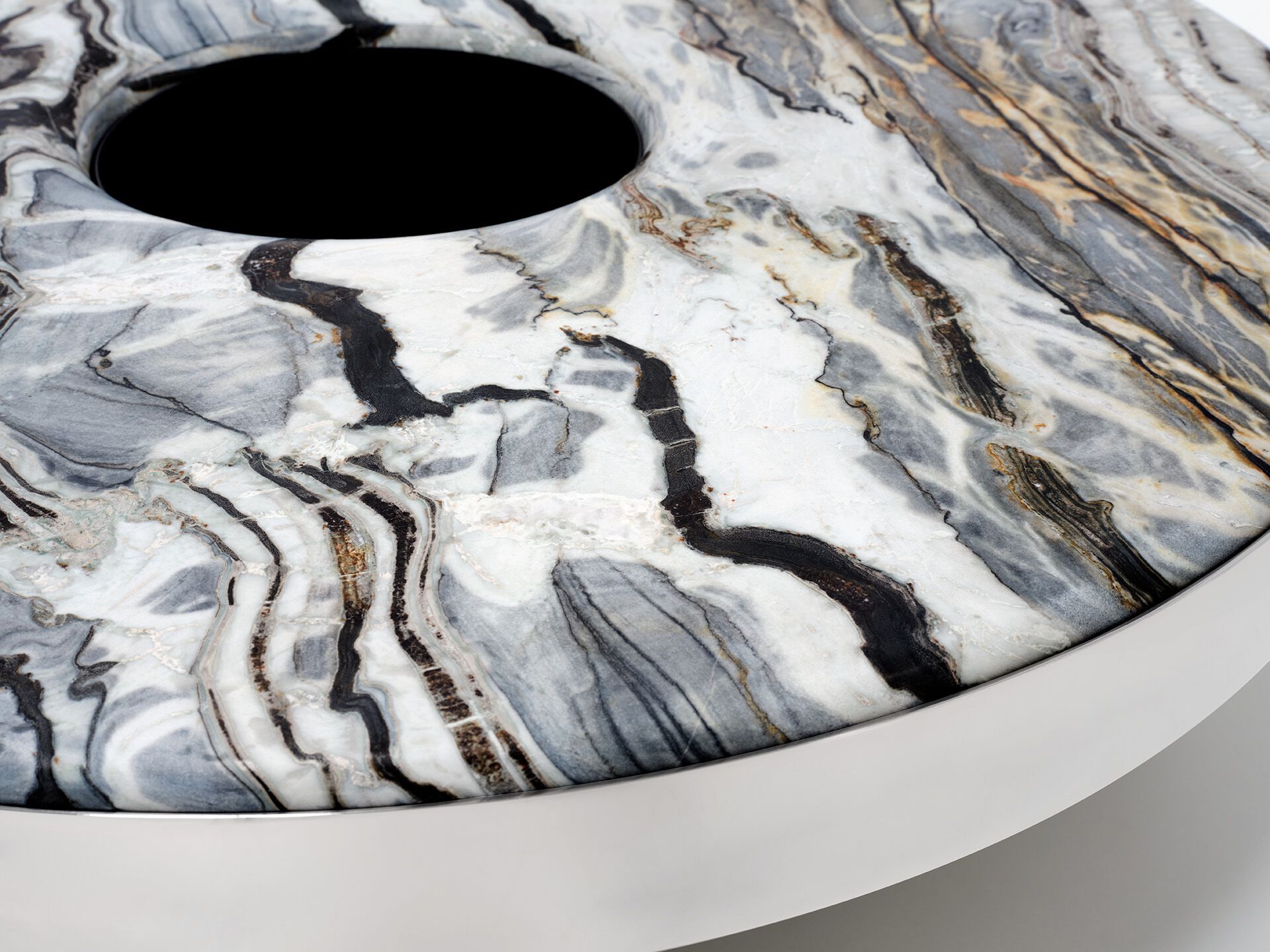 Круглый журнальный столик с держателем льда Arketipo APERITIVO ARCH-00138357 - Вид №4