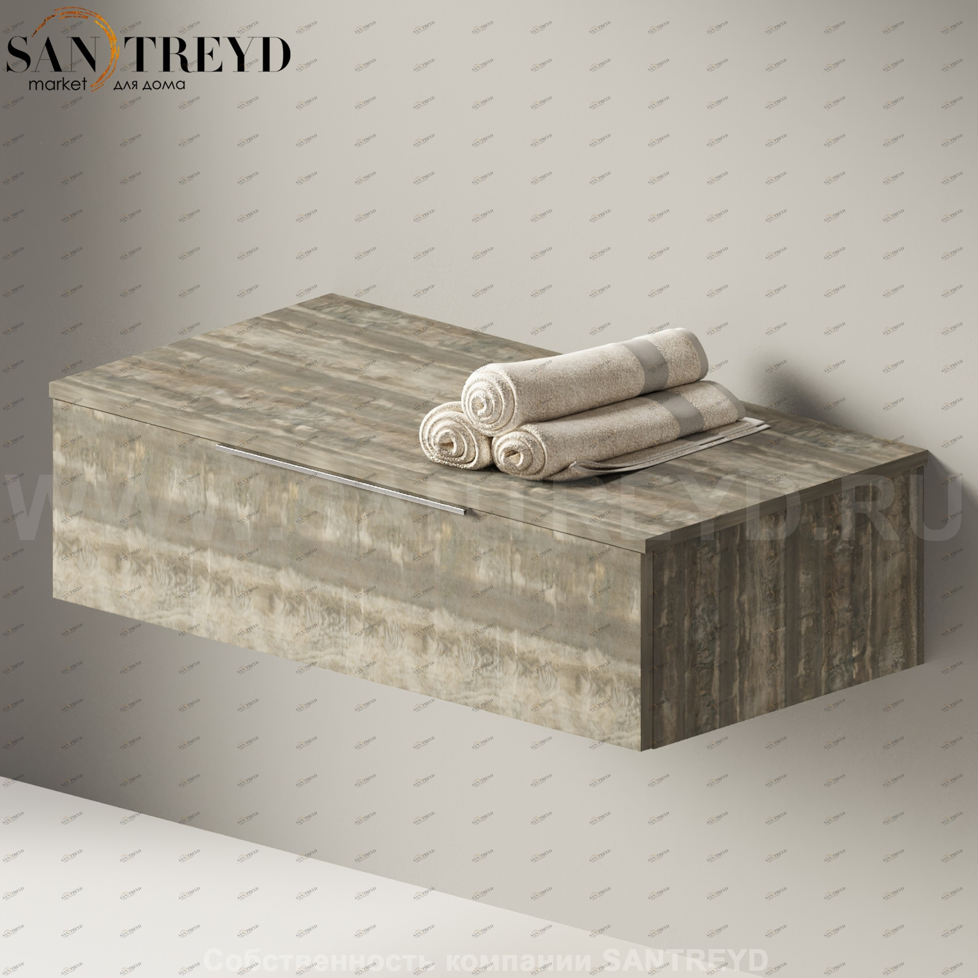 Flaminia BOX Настенная тумба 95 см с 1 ящиком BX299.WE Ceramica Flaminia BX299WE