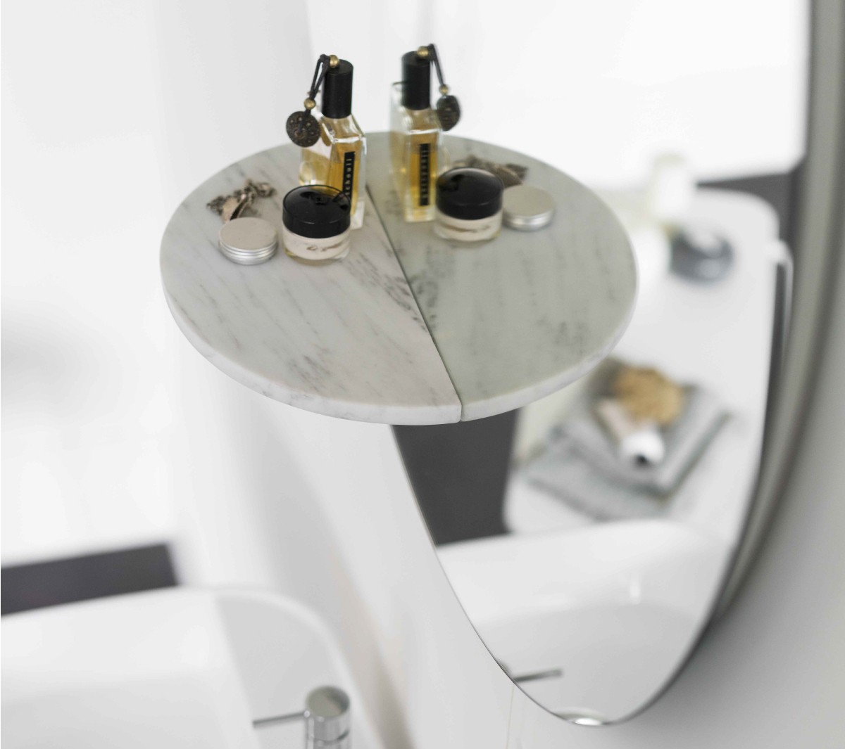 Ex.T Float Настенное зеркало с полкой и светильником EXSPFLOATCAR  - Вид №5