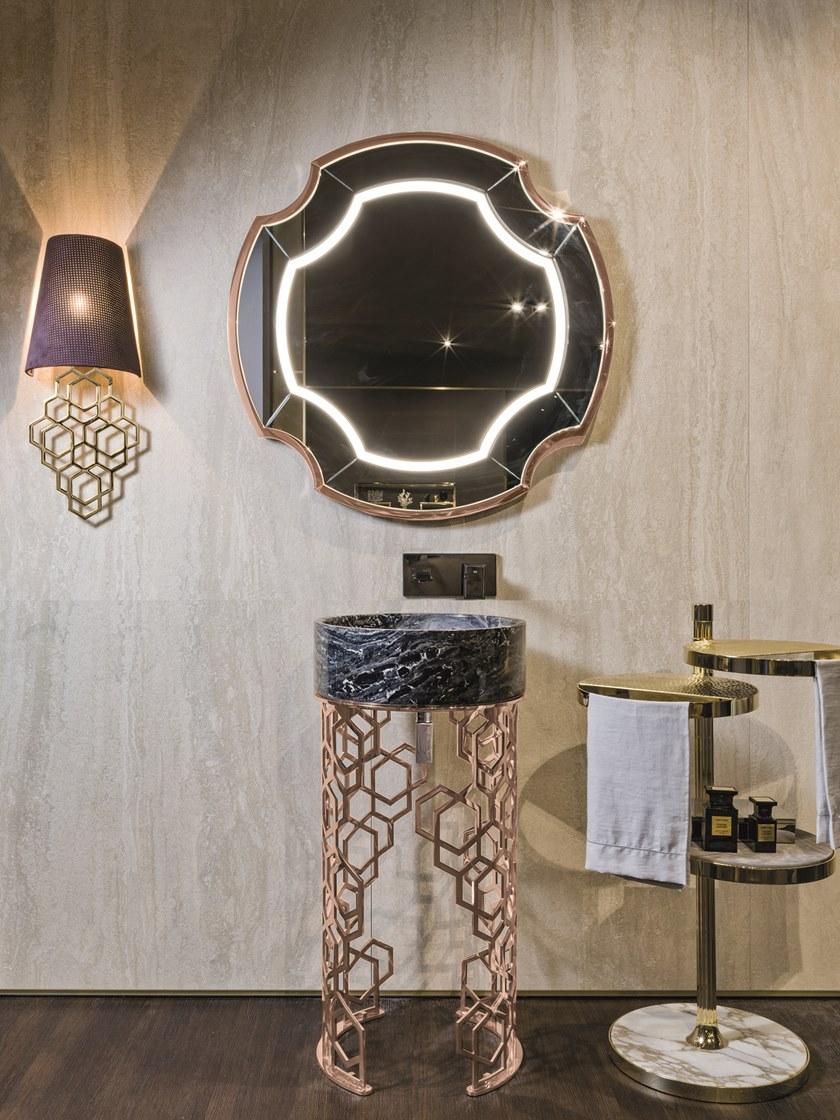 Longhi Настенное зеркало со встроенной подсветкой Loveluxe 2018 – illusion collection Y 388 - Вид №2