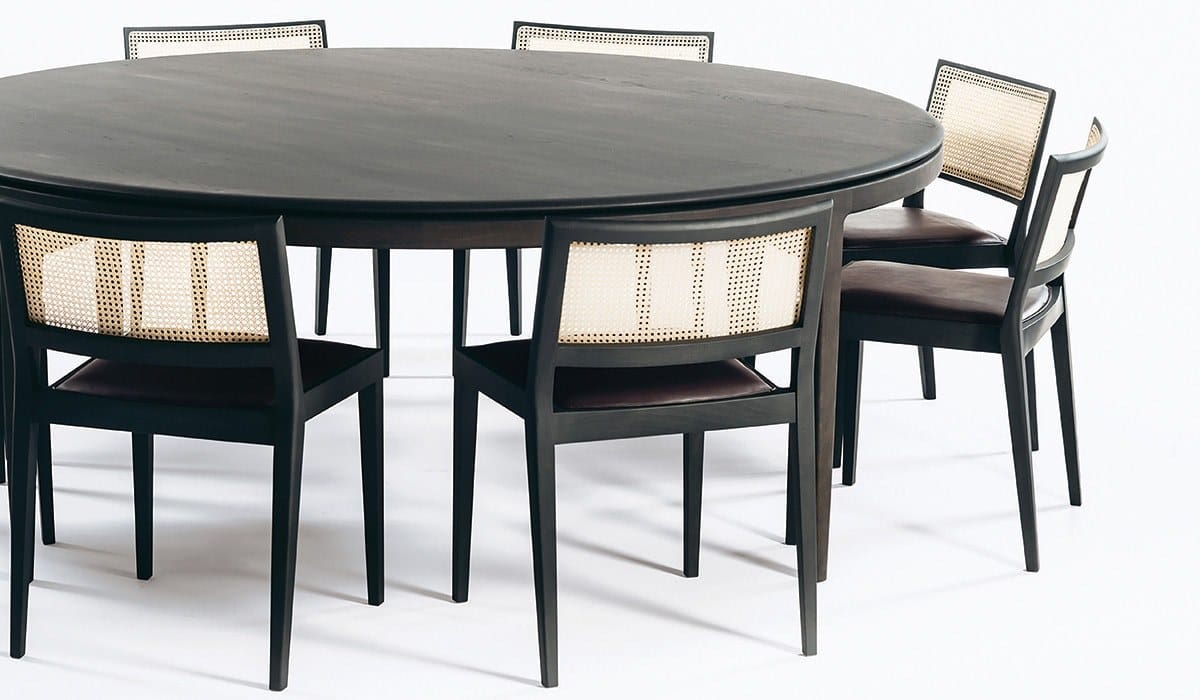 Круглый дубовый обеденный стол DE PADOVA Moon ARCH-00110229 - Вид №1