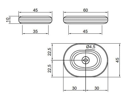 Мраморная овальная столешница Antoniolupi Между строк ARCH-00006198 - Вид №2