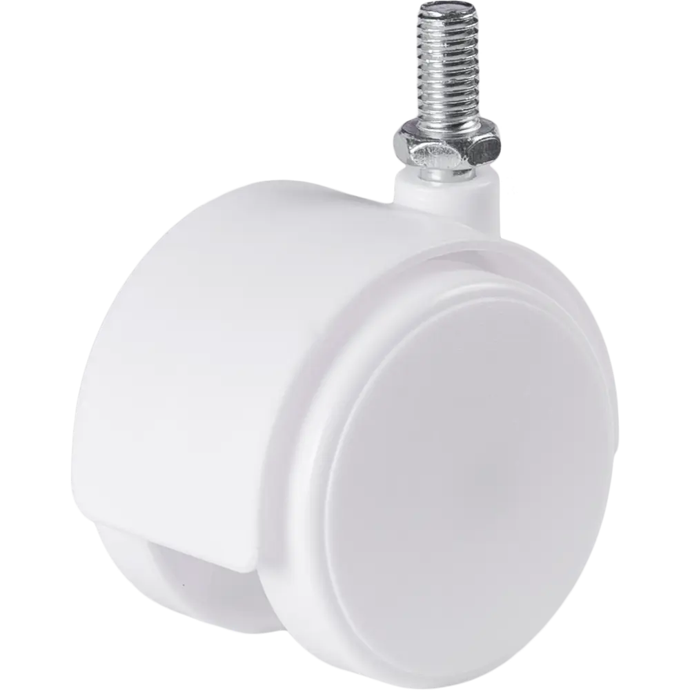Поворотное колесо LARVIJ LWT850WH для мебели - белое, 50 мм 82584867 STLM-0030638