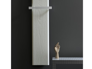 Полотенцесушитель с мраморной порошковой панелью