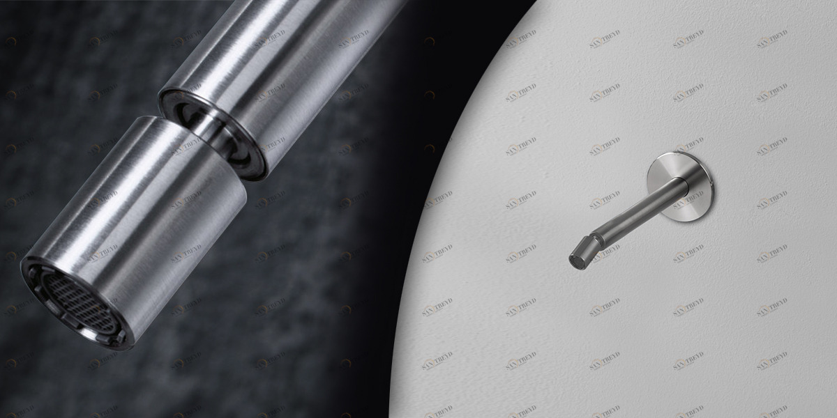 Излив для биде сталь матовая TOOX Radomonte CHB50S