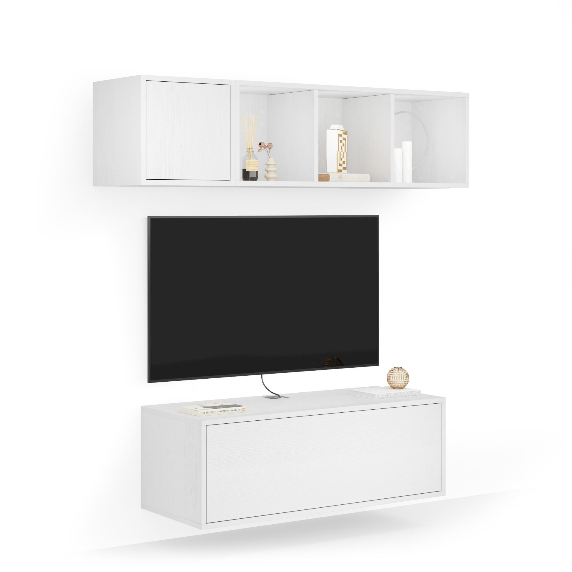 Модульная оборудованная стена установленная стеной в меламинированном Mobili Fiver IACOPO ARCH-00070420 - Вид №107