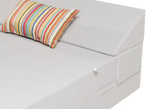 Напольная ткань полосатая подушка