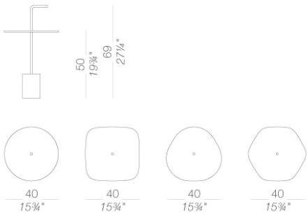 Lapalma Круглый журнальный столик из hpl Jey sun-id-1483032 - Вид №3