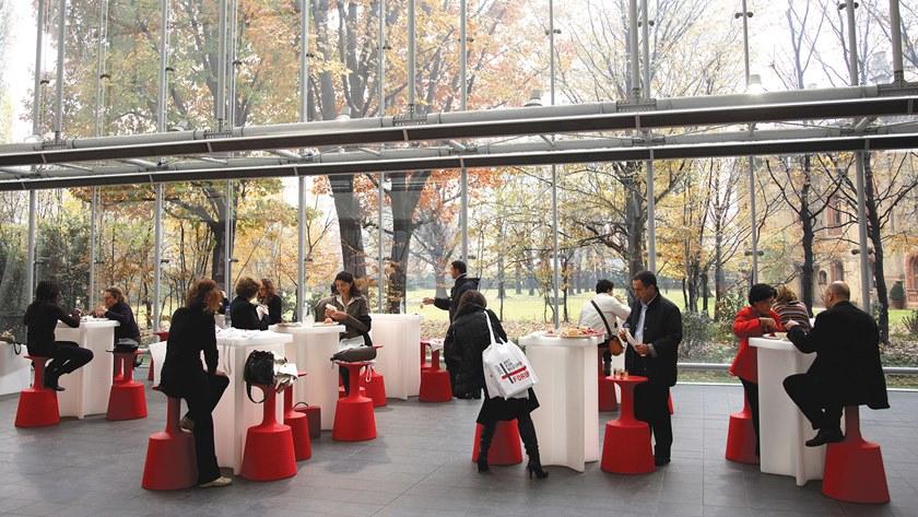 SLIDE Барный стул высокий из полиэтилена Drink sun-id-1386004 - Вид №2