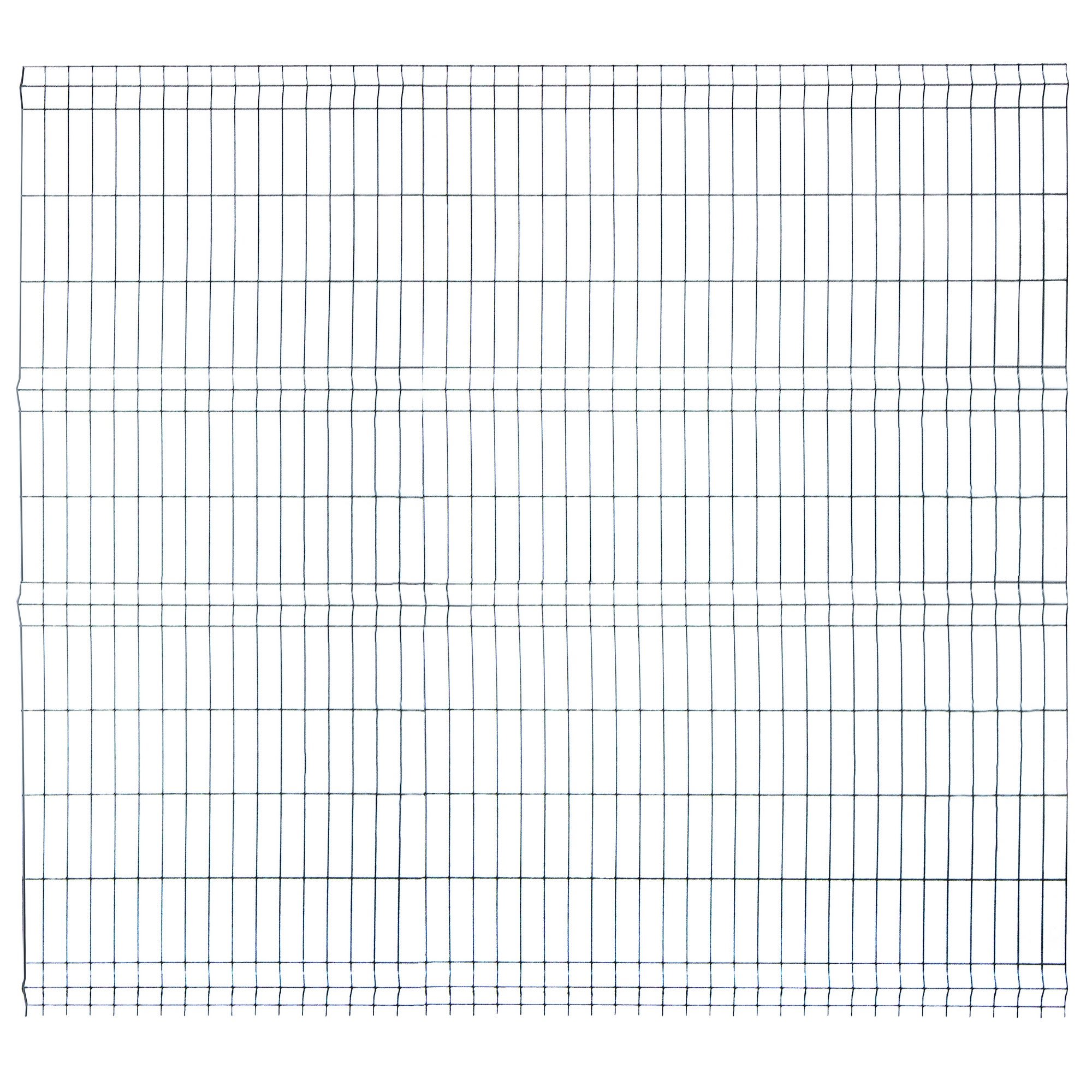 13011630 3D панель Light для забора 2.03х2.5 м оцинкованная сталь зеленый Santreyd  - Вид №1