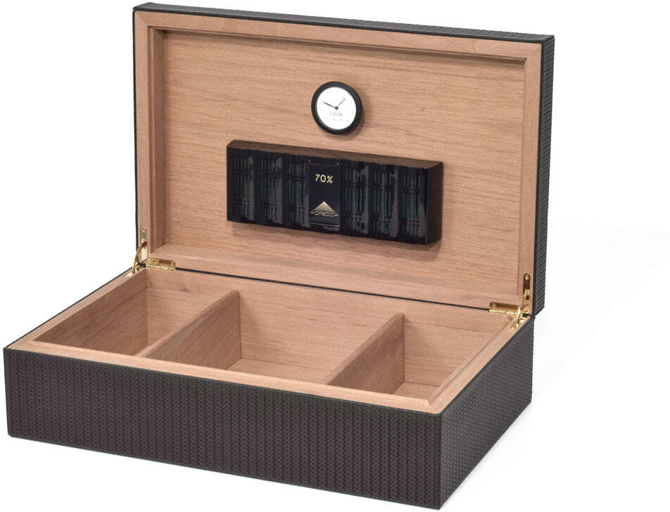 Хьюмидор для сигар - 44X27,5XH13 см / зернистая кожа_MANGO