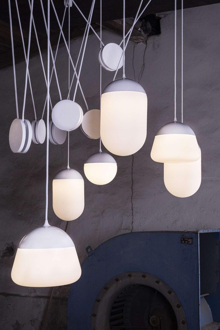 BROKIS Подвесной светильник из дутого стекла и металла Planets sun-id-1487500 - Вид №6