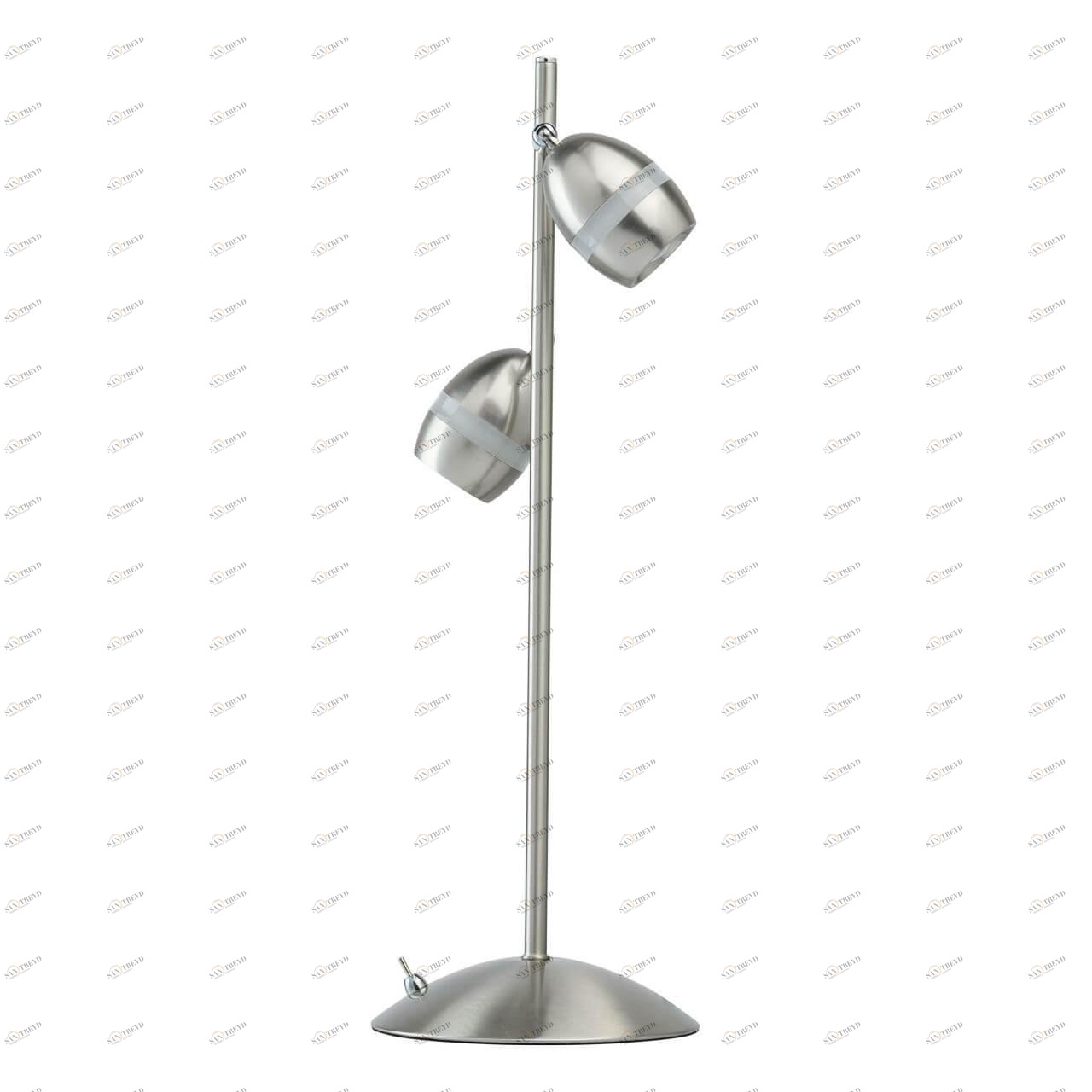 Настольная лампа De Markt Этингер 10 704030202 DE MARKT ИНТЕРЬЕРНЫЕ 194929 Белый;серебро 