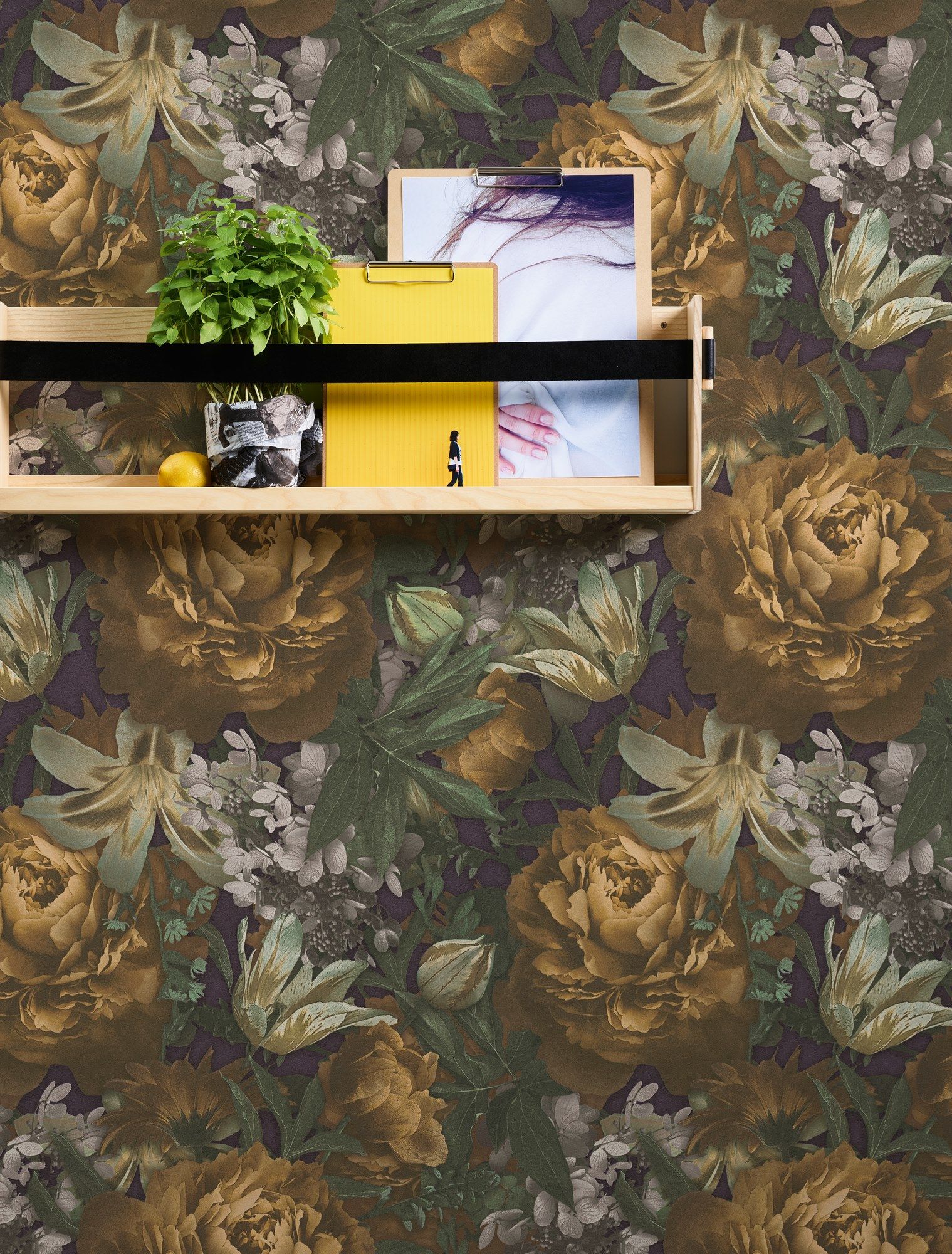 Атласные обои с цветочными узорами Architects Paper Pint Walls ARCH-00089008 - Вид №5