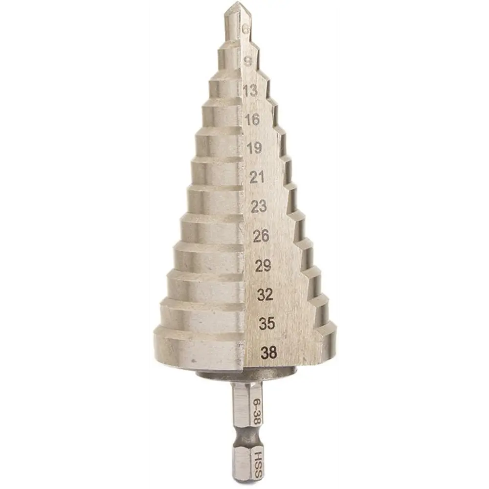 Сверло ступенчатое по металлу Rage 554003 6-38x99 мм STLM-2169531 - Вид №6