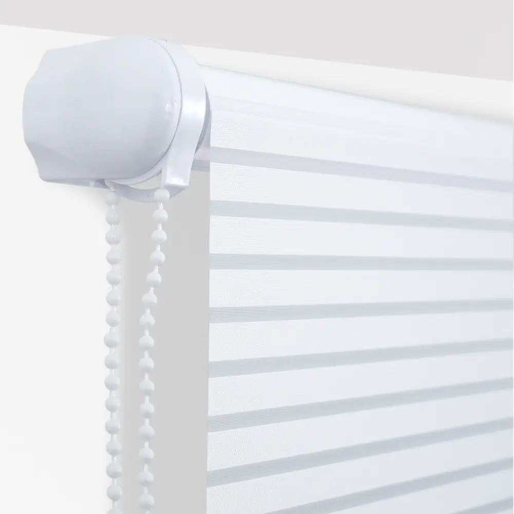 Штора рулонная «Полосы», 140х175 см, цвет белый GARDEN Дизайнерский STLM-2082603 - Вид №1