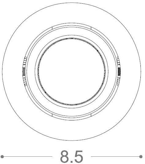 PURALUCE Круглый регулируемый светодиодный прожектор sun-id-1359858 - Вид №2