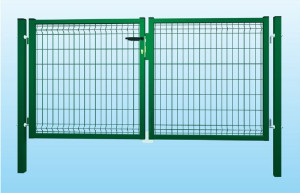 Ворота с замком