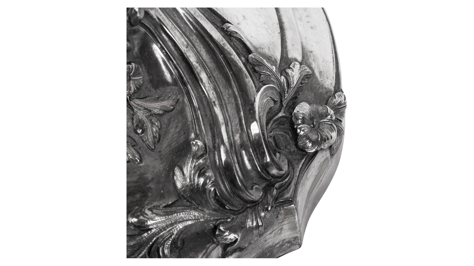 101989 Odiot Канделябр семирожковый Odiot "Рокайл" (серебро 925) 60см Серебро 925  - Вид №1