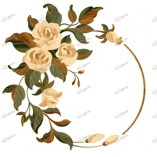 Художественный паркет Da Vinci Паркетный Декор 26-013 Дуб Селект (Гладкая) 1200х900 мм 26012013