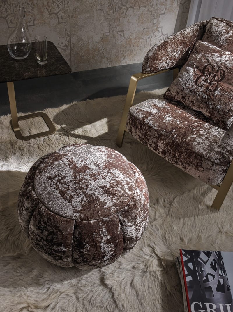 Круглый пуф из ткани Grilli Оскар ARCH-00059110 - Вид №1