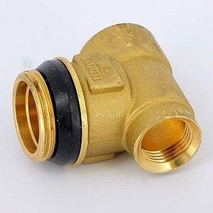 Концевик (тройник) для коллектора TIEMME 1/2"х3/4"х3/8"