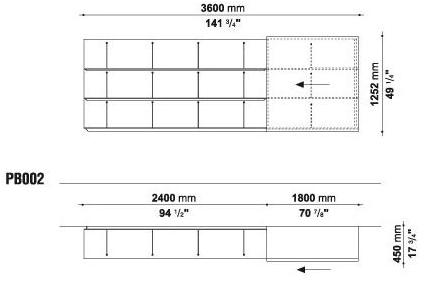 B&B Italia Комод с распашными дверцами Pab sun-id-1362914 - Вид №2