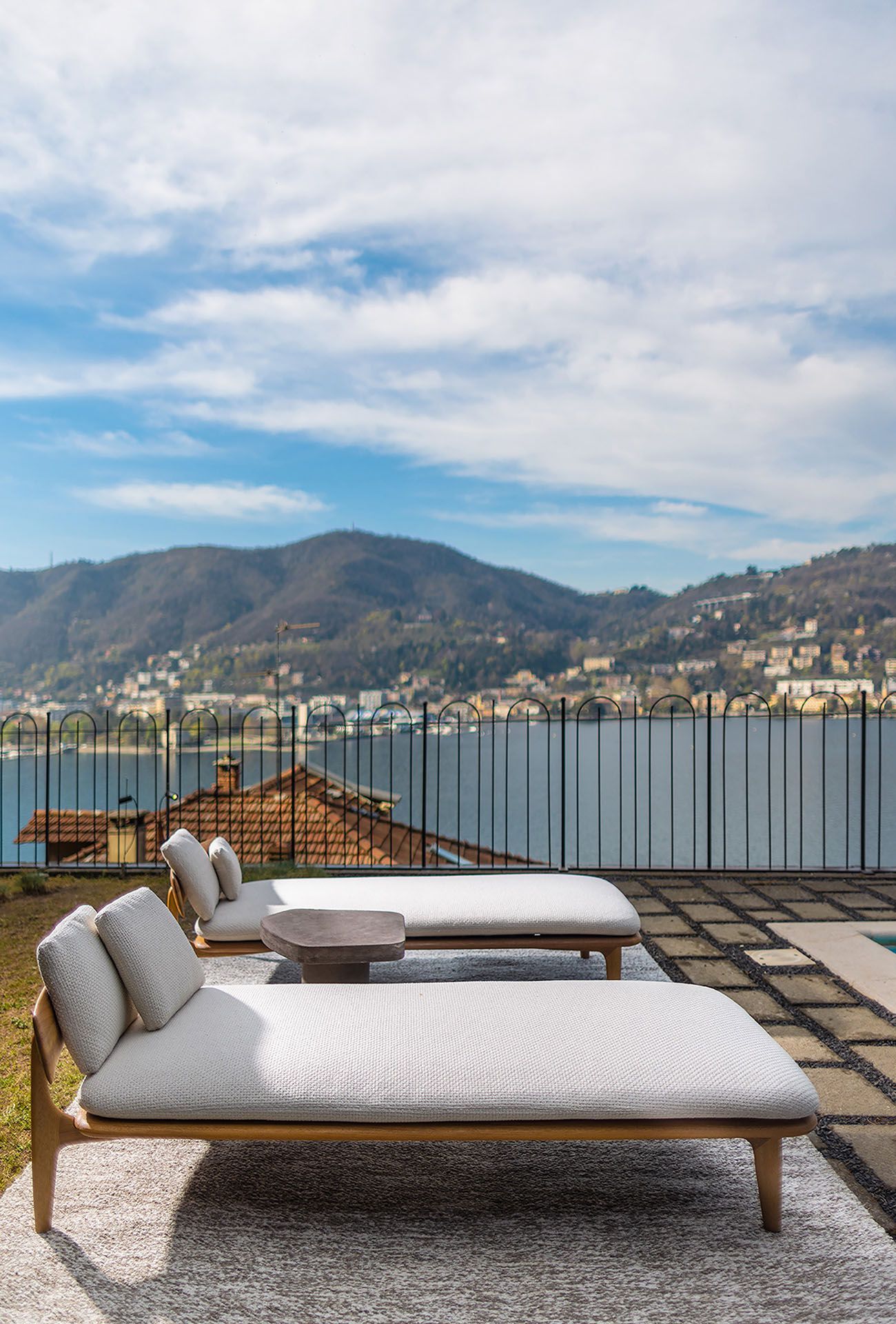 Садовый сон из ироко и ткани Baxter Himba Outdoor ARCH-00109557 - Вид №7