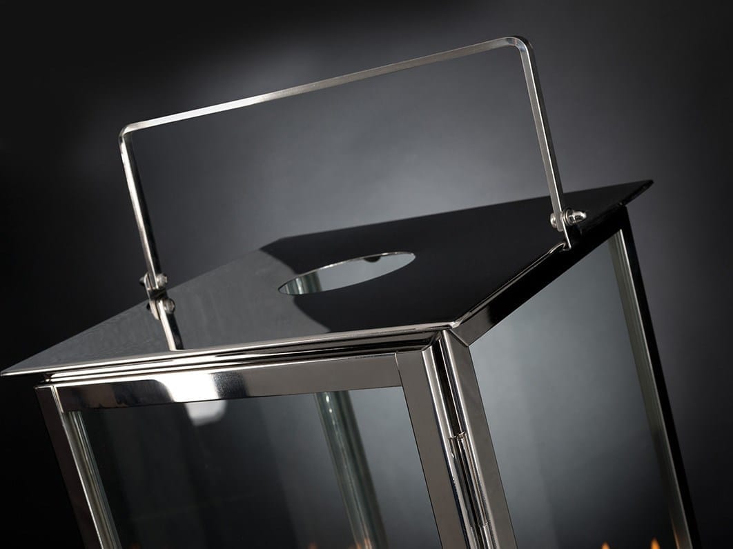 Фонарь из стали и стекла In Stock VGNEWTREND - TOP FLAT-SHAPED 68 ARCH-00024280 - Вид №1