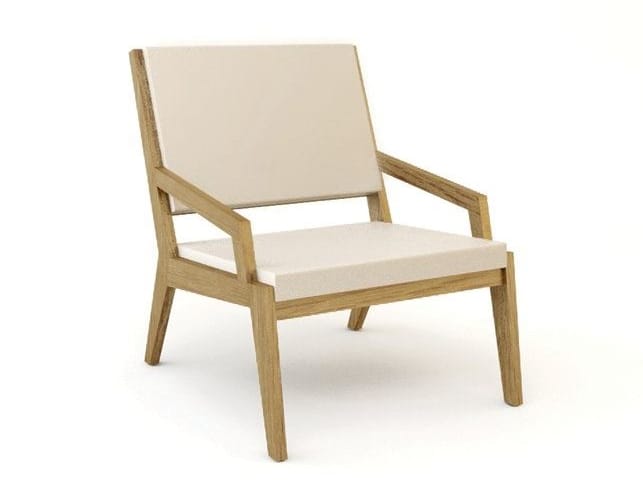 Деревянное кресло и QM Foam с подлокотниками Quinze & Milan номер 26 ARCH-00080973