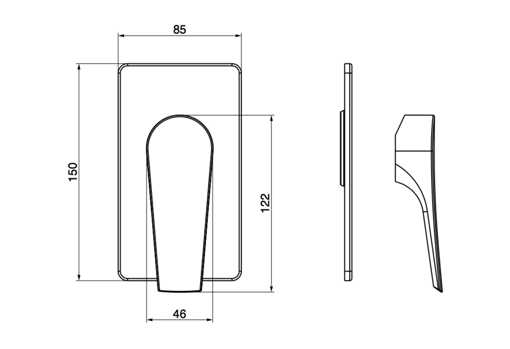Дистанционное управление на стене GATTONI Mach 10 ARCH-00137857 - Вид №2
