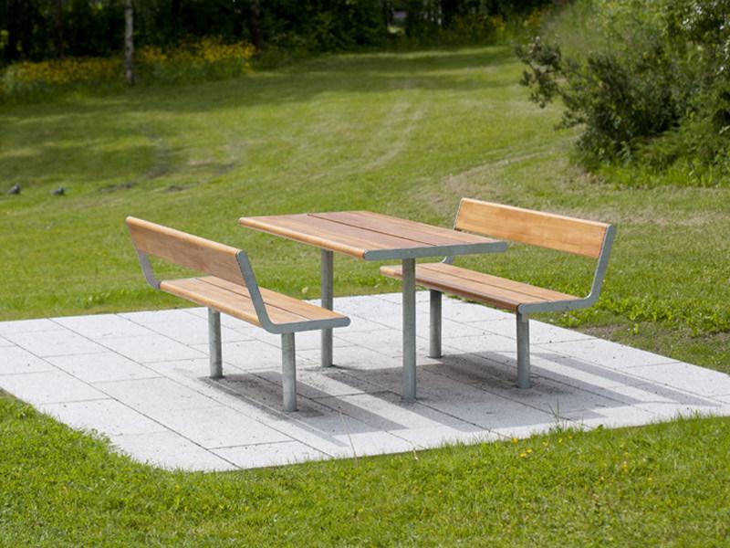VESTRE Стол для пикника из стали и дерева April sun-id-1381246 - Вид №3