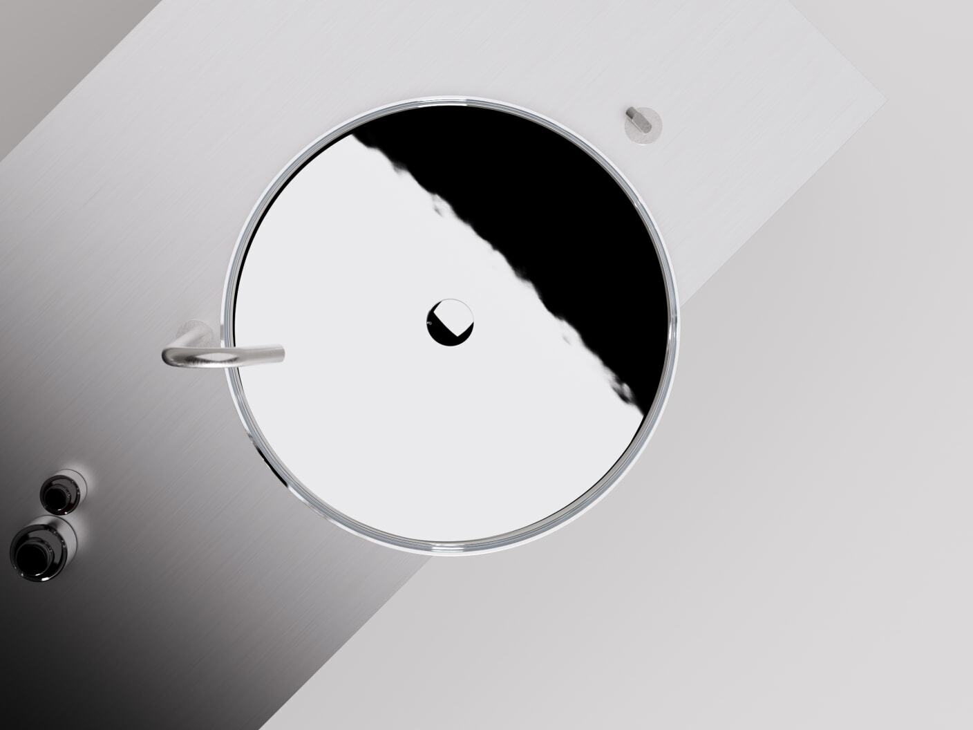 Круглая столешница из нержавеющей стали Agape UFO ARCH-00064612 - Вид №2