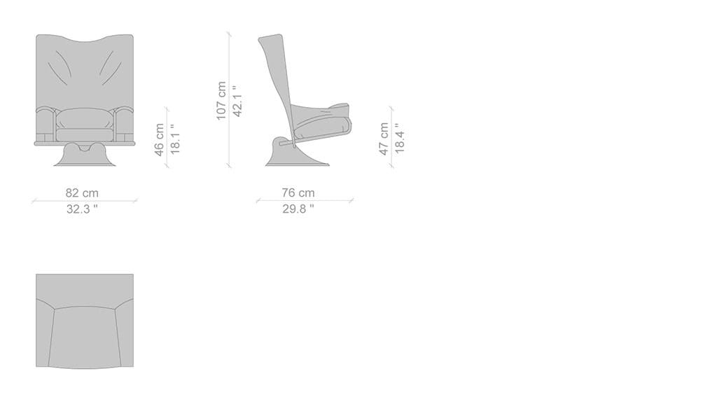 Тканевое кресло CASSINA AEO ARCH-00053287 - Вид №4