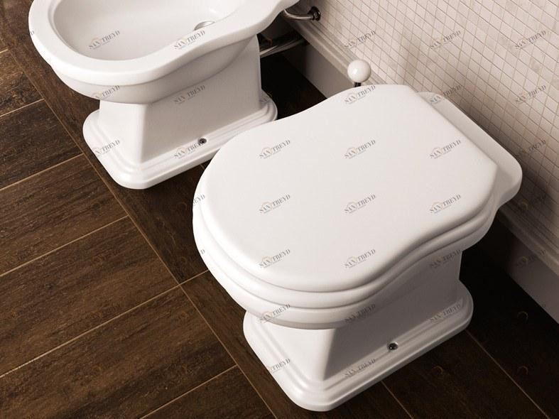 6010 Приставной унитаз напольный Белый Ceramica Flaminia Efi Италия