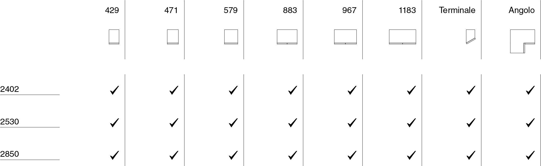 Деревянный секционный шкаф Santalucia Mobili Ego ARCH-00050219 - Вид №5