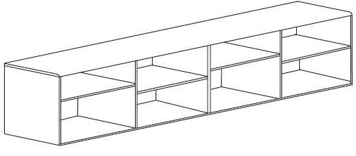 Punt Лакированный буфет с откидными дверцами  Mlm413  - Вид №3