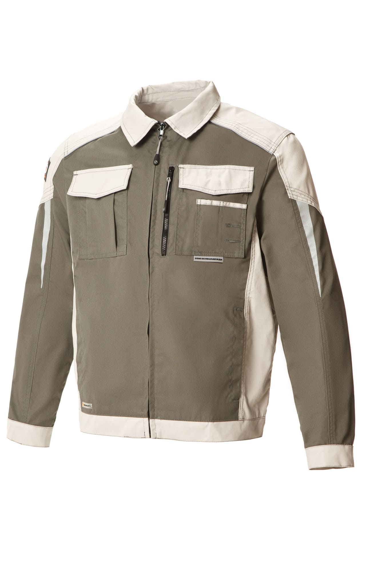 4957099 Костюм  NEW серый хаки с серым песком STATUS  Летняя спецодежда  размер 48-50/170-176  - Вид №1