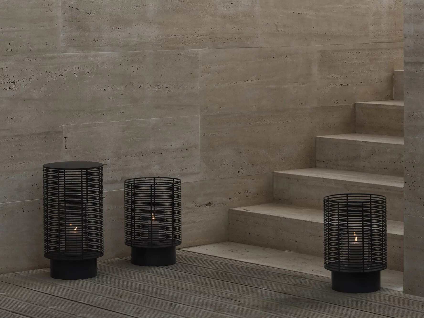 Стальной фонарь с порошковым покрытием blomus Olea ARCH-00058286 - Вид №4