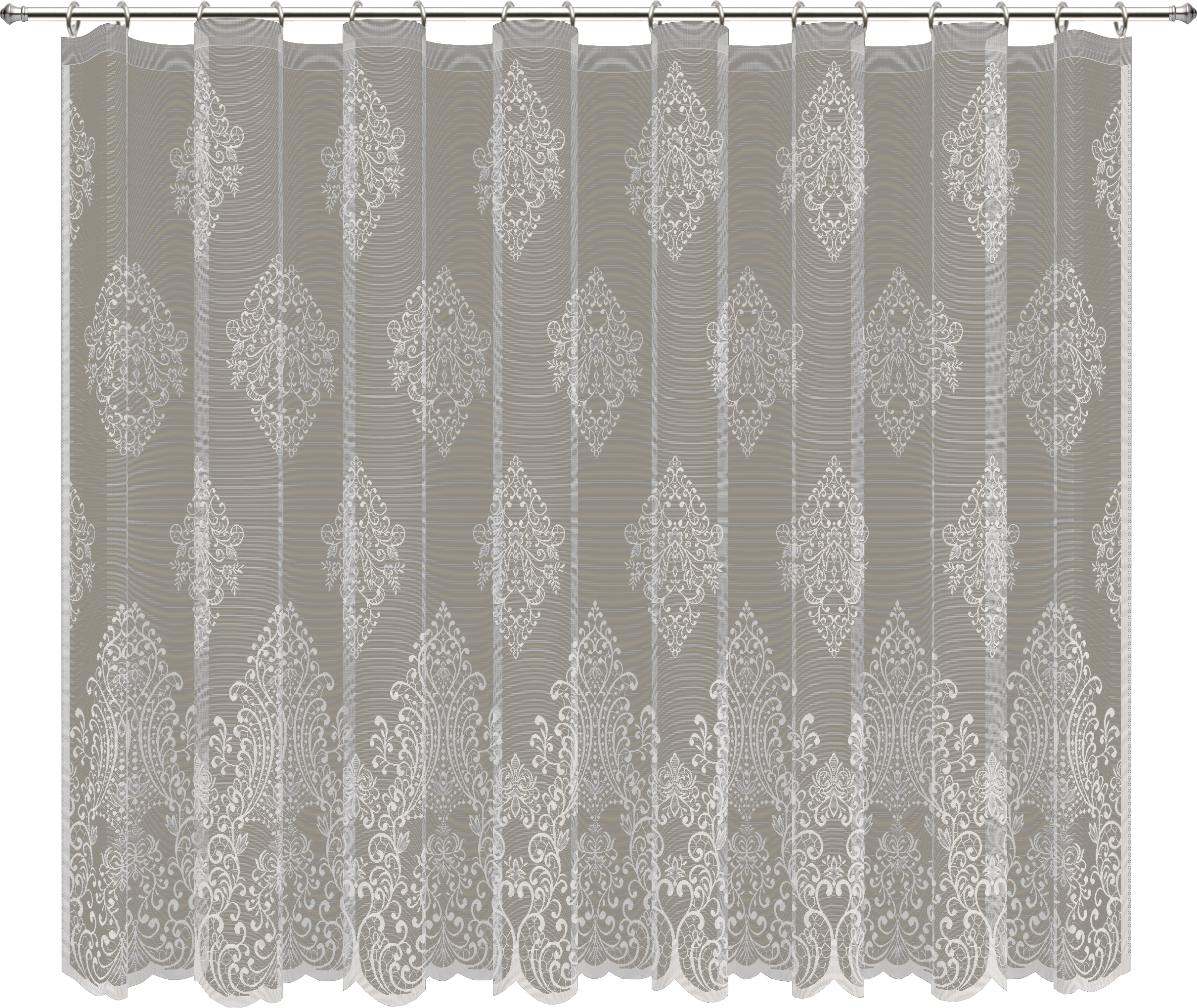 Santreyd Штора Шахерезада с вензелями 250х160 см экрю для кухни 89077304