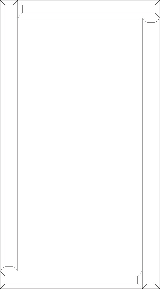 BY 0827 Зеркало с зеркальным обрамлением EVOFORM Style - Вид №1