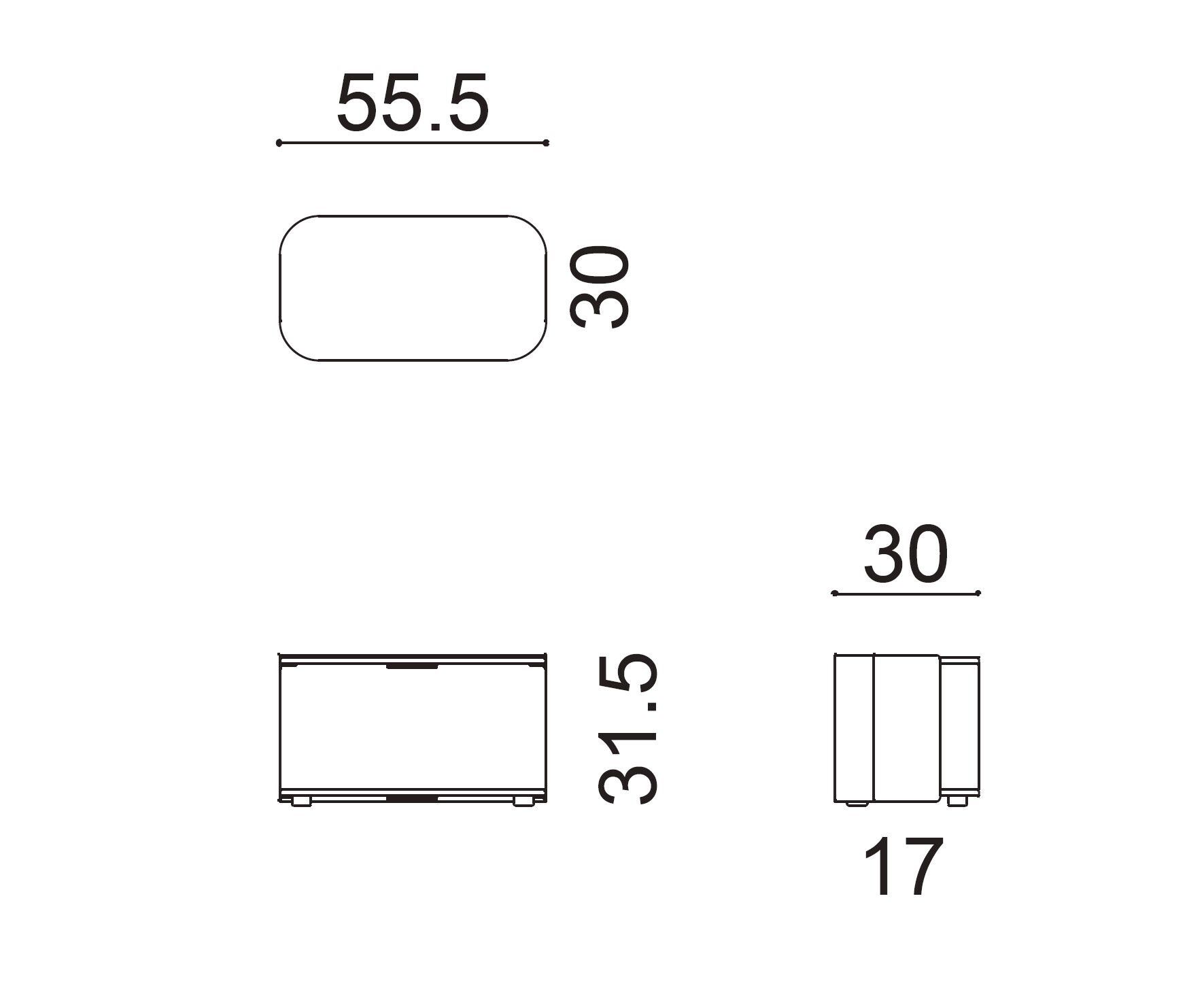 Прямоугольный журнальный столик с отсеком для хранения Arper Ralik ARCH-00011540 - Вид №3