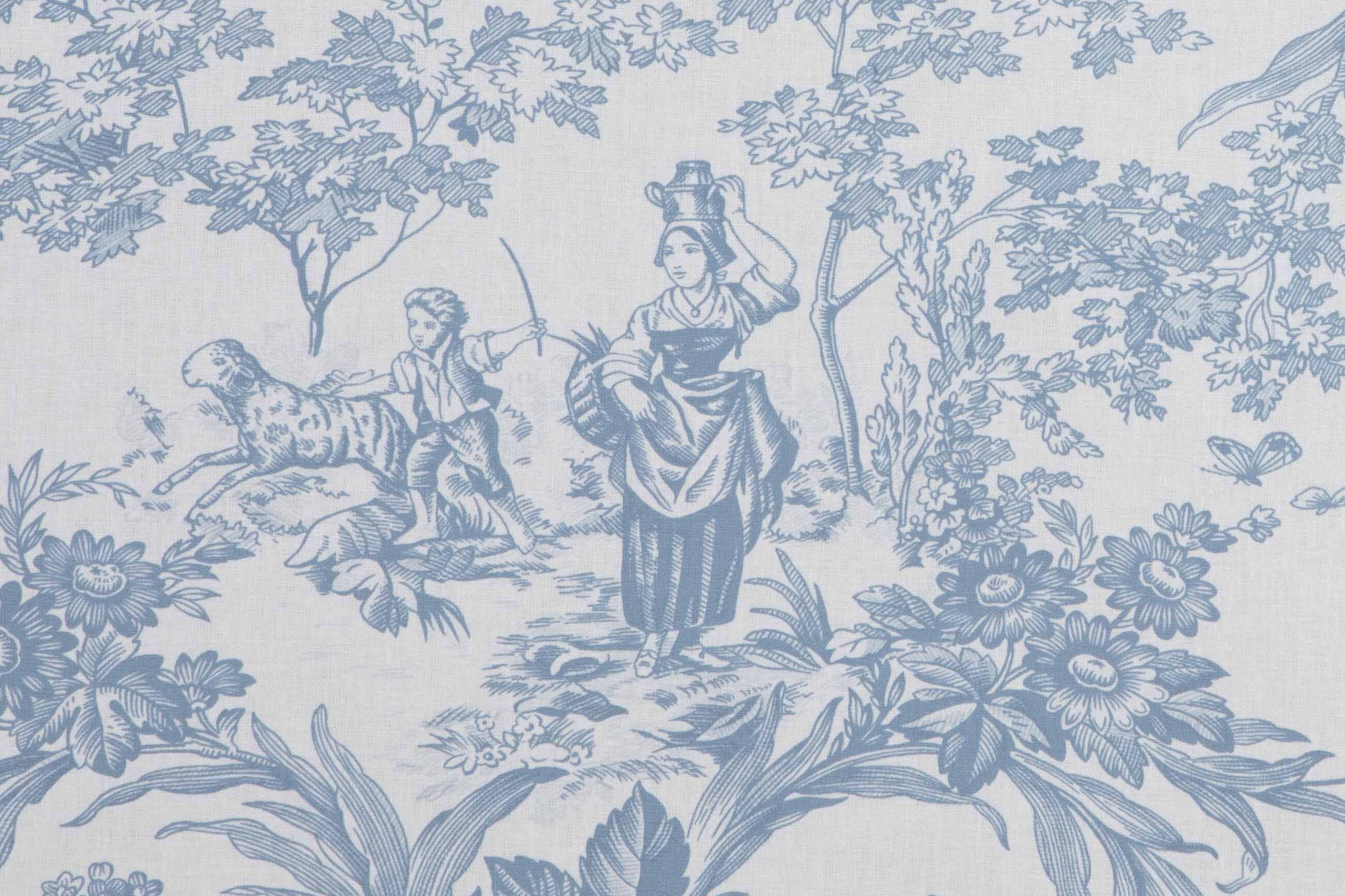 Хлопок шелкография обивочная ткань LELIEVRE Quenin-Belle Époque ARCH-00089078 - Вид №3