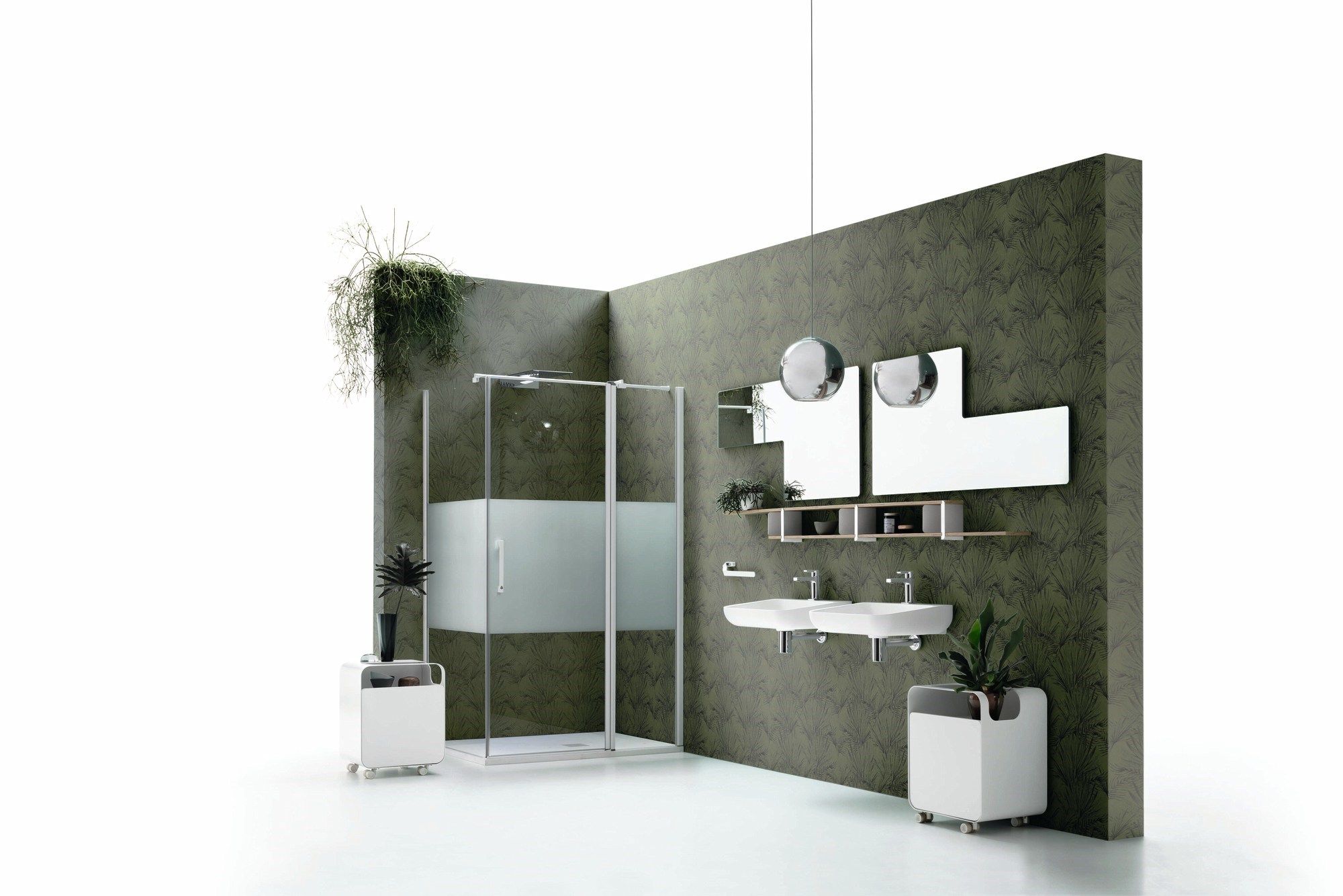 Прямоугольный одиночный подвесной умывальник ARBLU ARCH-00097000 - Вид №2