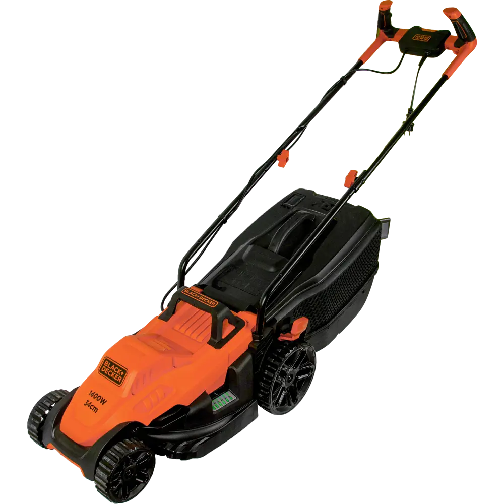 Газонокосилка электрическая Black&Decker BEMW 461BH, 1400 Вт, 34 см BLACK + DECKER STLM-2120902