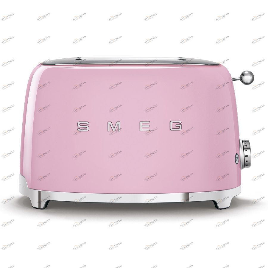 Тостер Smeg на 2 ломтика, розовый TSF01PKEU