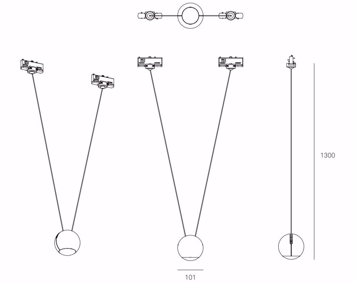 Milan Iluminacion Светодиодное освещение треков в абс Bo-la sun-id-1429153 - Вид №1