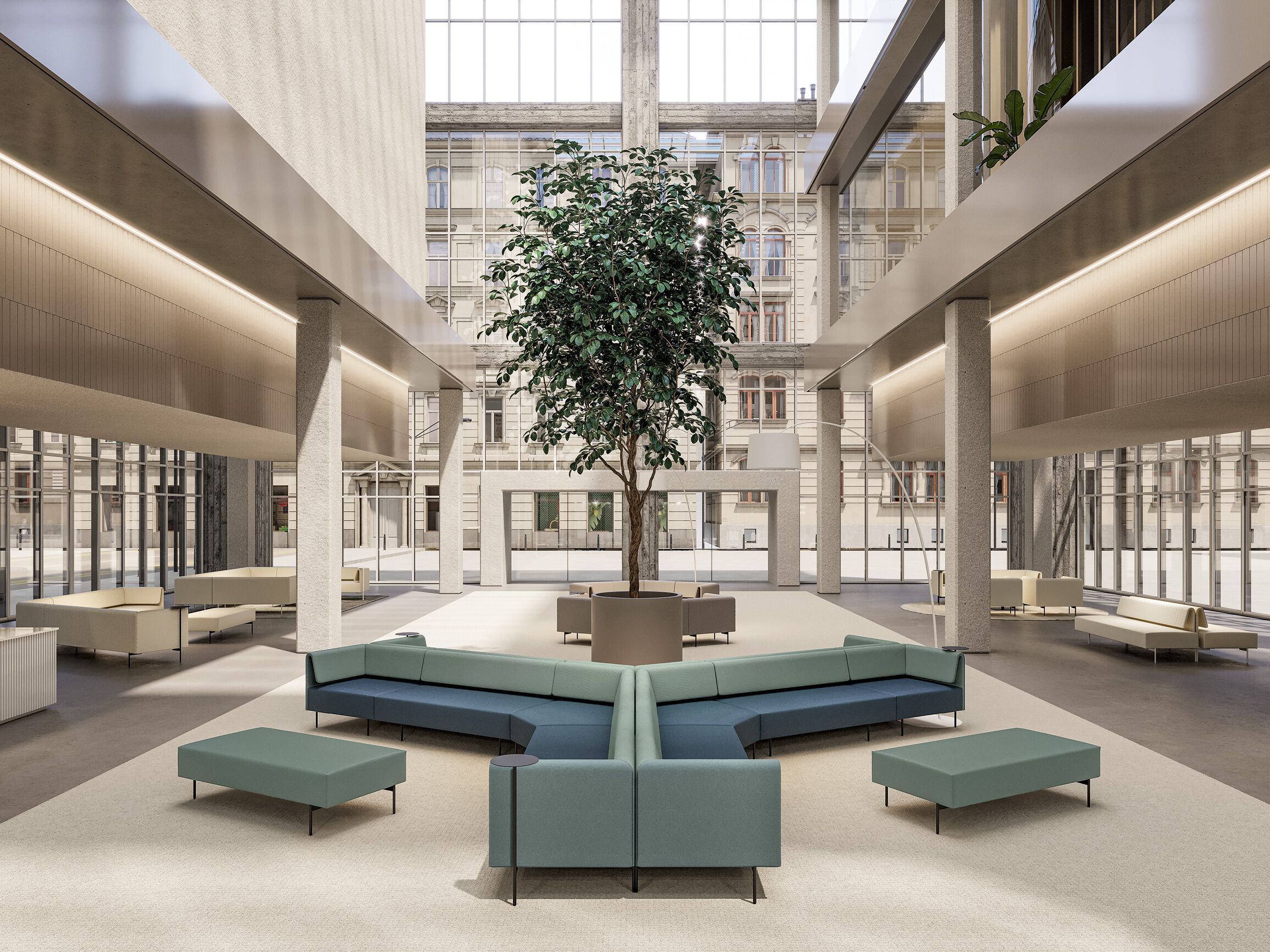 Кожаный модульный диван Kastel Клинт ARCH-00100663 - Вид №10