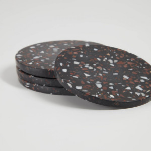 091015 Набор из 4-х подставок черный La Forma Tiana